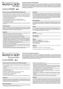 Warum soll das Gel zur Wundbehandlung verwendet werden