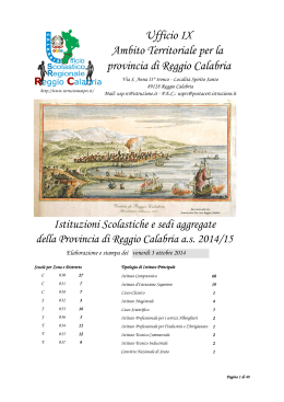 Ufficio IX Ambito Territoriale per la provincia di Reggio Calabria