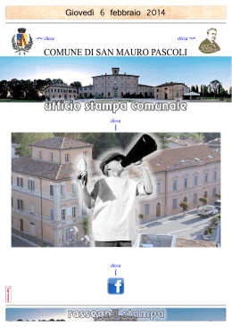 l`inchiesta - Comune di San Mauro Pascoli