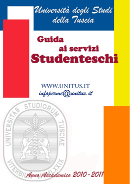 La Citt&agrave; di Viterbo - Universit&agrave; degli Studi della Tuscia