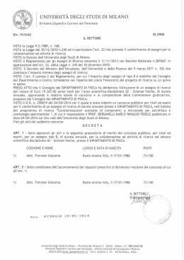 UNIVERSIT&Agrave; DEGLI STUDI DI MILANO