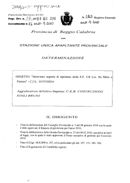 determina e verbale Mirto Ferraro