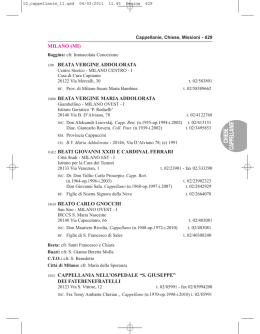 CHIESE CAPPELLANIE