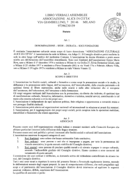 Statuto - Alice in citt&agrave;