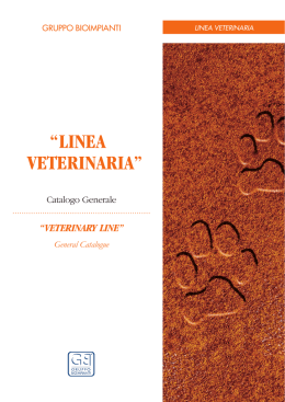 &ldquo;LINEA VETERINARIA&rdquo; &ldquo;VETERINARY LINE&rdquo;