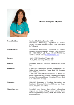 Micaela Romagnoli, MD, PhD
