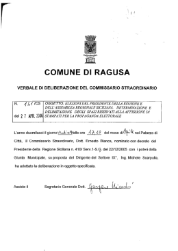 COMUNE DI RAGUSA