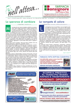 Le vampate di calore La speranza di cambiare