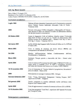 Residente in Via Libert&agrave; n&deg; 8 a Manzano (UD)