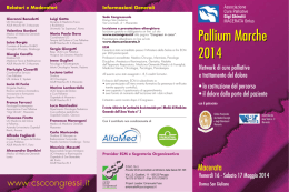 Pallium Marche 2014 - CENTRO SERVIZI CONGRESSUALI