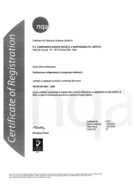 ISO 9001:2008 - PC Components Europe