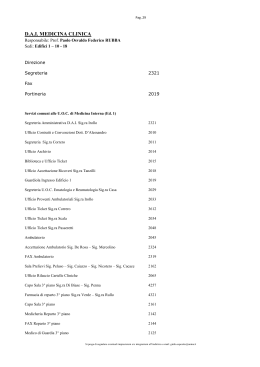 telefoni dell`intera struttura