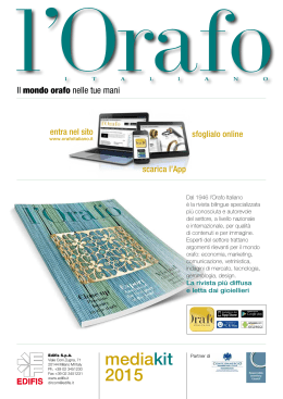mediakit 2015 - l`Orafo Italiano