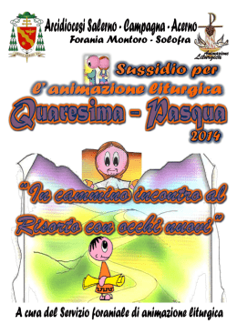Sussidio Quaresima &ndash; Pasqua 2014