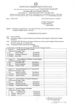 Via Venezia, 15 - 66020 SAN GIOVANNI TEATINO (CH)