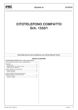 CITOTELEFONO COMPATTO Sch. 1332/1