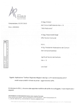 ULSS15 - Comune di Vigonza