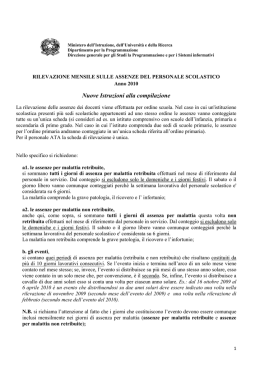 Scheda di rilevazione