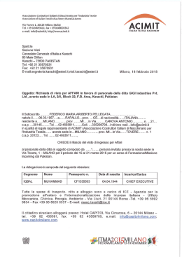 Via Tevere 1, 20123 Milano (Italia) I M I T