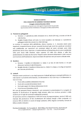 Allegato 2 – Scheda di sintesi e Nota