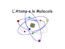 L`Atomo e le Molecole