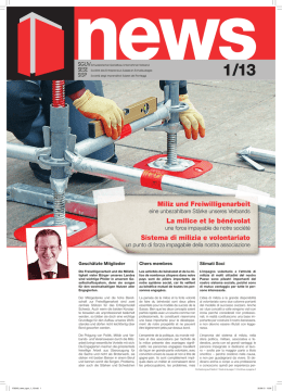 Miliz und Freiwilligen arbeit La milice et le b&eacute;n&eacute;volat Sistema di