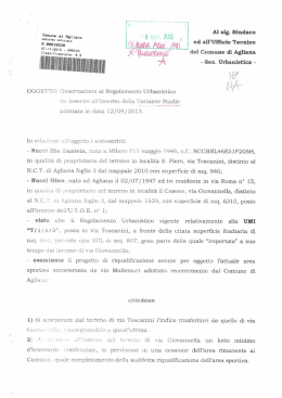 Osservazione n.1 - LdP Progetti GIS