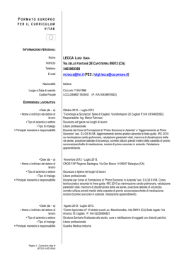 scarica il cv completo