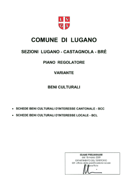 La lista degli edifici da proteggere a Lugano secondo il Municipio