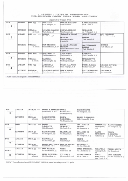 scuola dell`infanzia &ldquo;casaglia&rdquo; percorsi dei