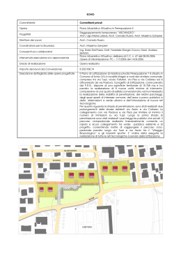 dossier urbanistica - ARCHINGEO - c/o Studio Associato Architetti