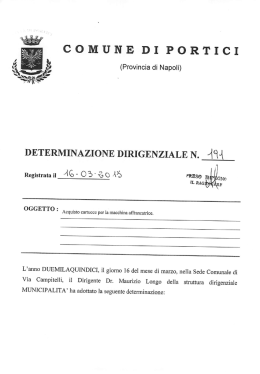 vedi documento - Comune di Portici