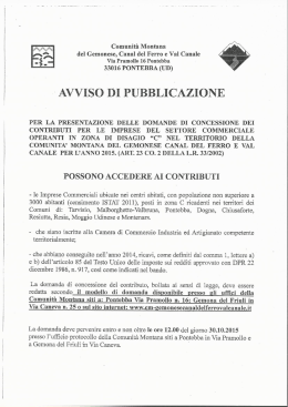 AV 0 PU" ` i LICAZIONE - Comune di Malborghetto