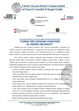 Corso Giovani Curatori - Locandina edizione 2014