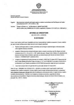 Direzione generale - Comune di Terralba