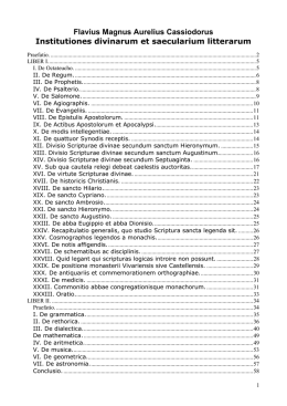 Institutiones Divinarum Saecularium Letterarum