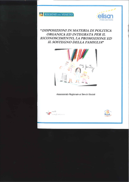 Disegno di Legge della Regione Veneto
