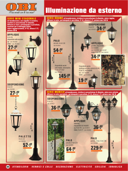 Giardino Obi - illuminazione