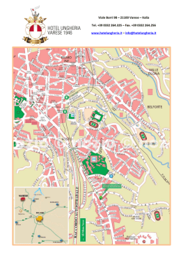 Viale Borri 98 &ndash; 21100 Varese &ndash; Italia Tel. +39 0332 264.325 &ndash; Fax