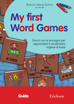 Guida My first Word Games - Edizioni Centro Studi Erickson