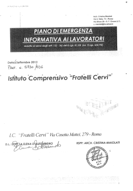 Via Ulisse 28 - S. F. Circeo (LT) Arch. Cristina Maioiati