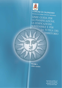 Linee guida Bioarchitettura - vol. 1