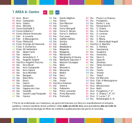 Page 1 - - .. --- 1AREA A: Centro m E E A1 Arco Bruni A3 Via Dante