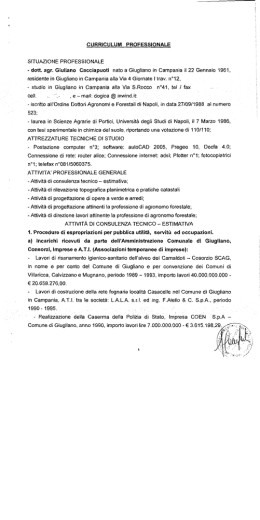 Caciapuoti Giuliano - Comune di giugliano