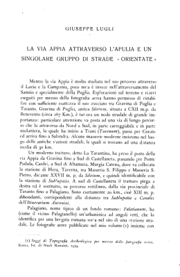 La Via Appia Attrave..