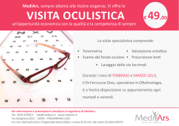 VISITA OCULISTICA MediArs
