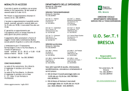 UO Ser.T. 1 - ASL Brescia