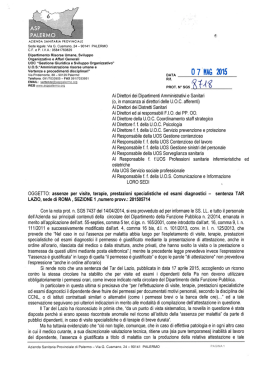 Nota 8718/SG5 del 07_05_2015 - Assenze per visite