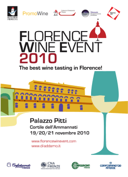Il catalogo PDF - Florence Wine Event
