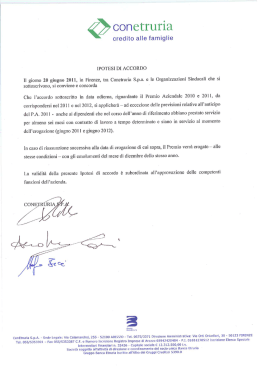 Accordi 20 giugno 2011